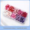 Sunflower Sealing Wax Granules In Transparent Box - Grid-Style Set with 10/15/24 Colors for Stamps