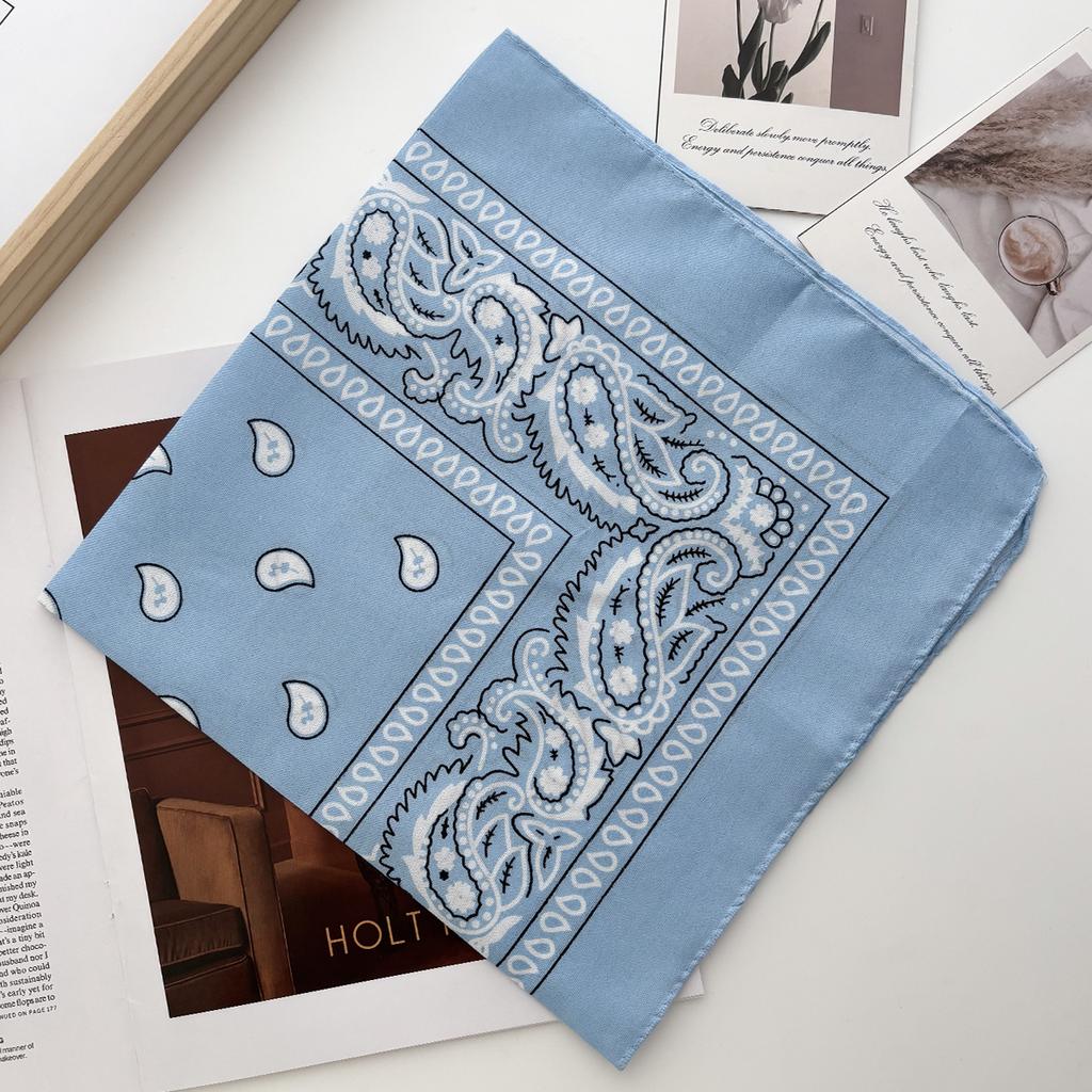 Bandana unisexe pour hommes et femmes, bandeau pour cheveux, style cowboy, pour hommes, motard, sport, couvre-chef, bandeau pour poignet, foulard de tête cachemire, foulard carré