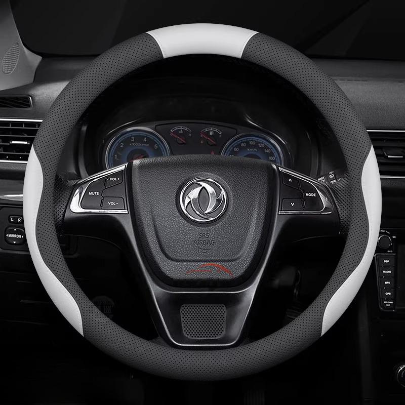 Leather Car Steering Wheel Cover for Dongfeng T5 Evo 580 Shine Max Rich 6 E70 IX5 AX7 Accessories Dongfeng Joyear X3 X5 SX6