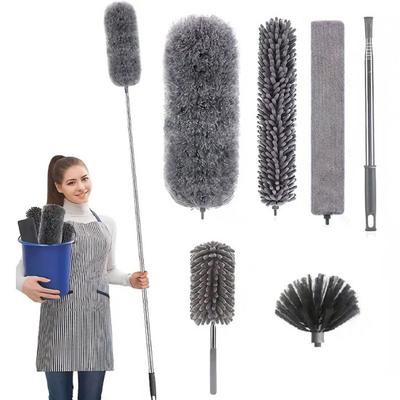 Telescopic Dust Duster with Retractable Handle Extendable Feather Duster Dust Removal Kit