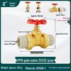 Full Copper Gate Valve for PPR, PE, and Tap Water Pipes - 20mm, 25mm, 32mm Double Union, Hot Melt Compatible.