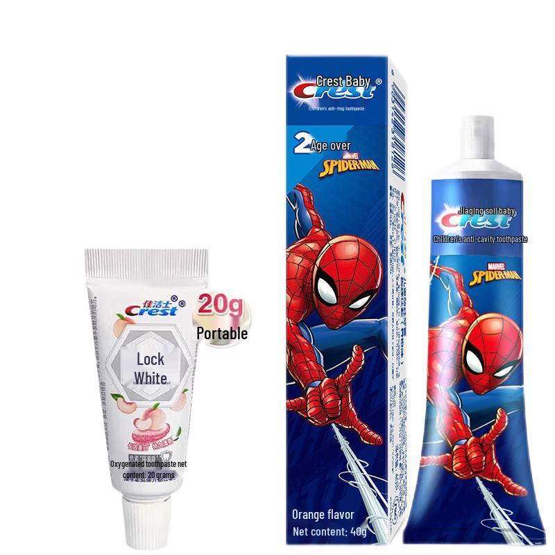 Crest Whitening & Kids Spider-Man Toothpaste Duo