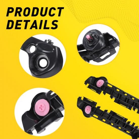 For   Toyota Corolla LE XLE Front Bumper Brackets Retainers Left Right I