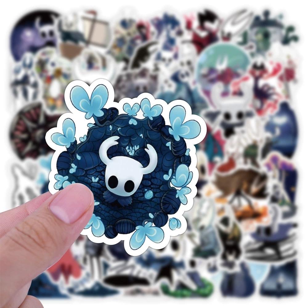100PCS Hollow Knight Graffiti Stickers Cartoon Game DIY Creative Skateboard Luggage Stickers