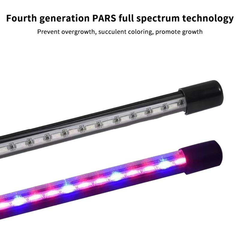 USB LED Plant Lamp Full Spectrum 3 Timer Setting 24W for Home Office Indoor Garden Desk Flowering Plants