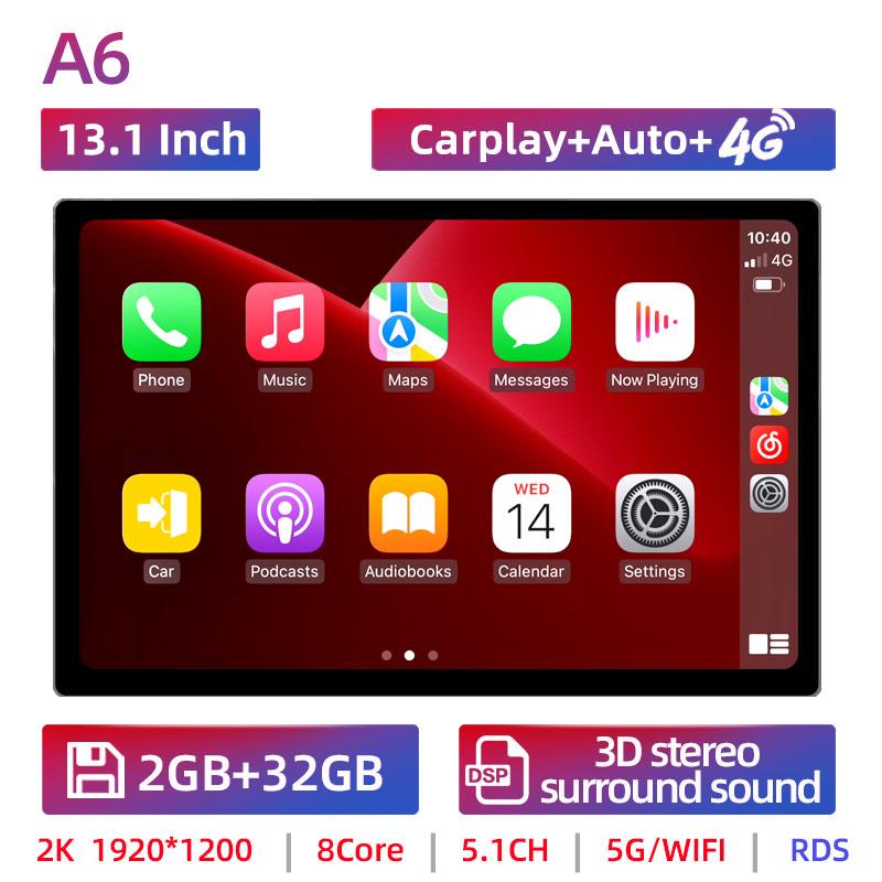 2 Din Android 13 Car Radio Autoradio 7 9 10 13.1 Inch Universal WIFI GPS  Audio Multimedia Player For Nissan Toyota Kia Honda