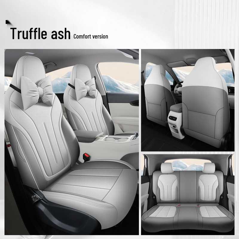 2026 Universal Leather Car Seat Cushion - All-Season Full Coverage for Geely Xingyuan