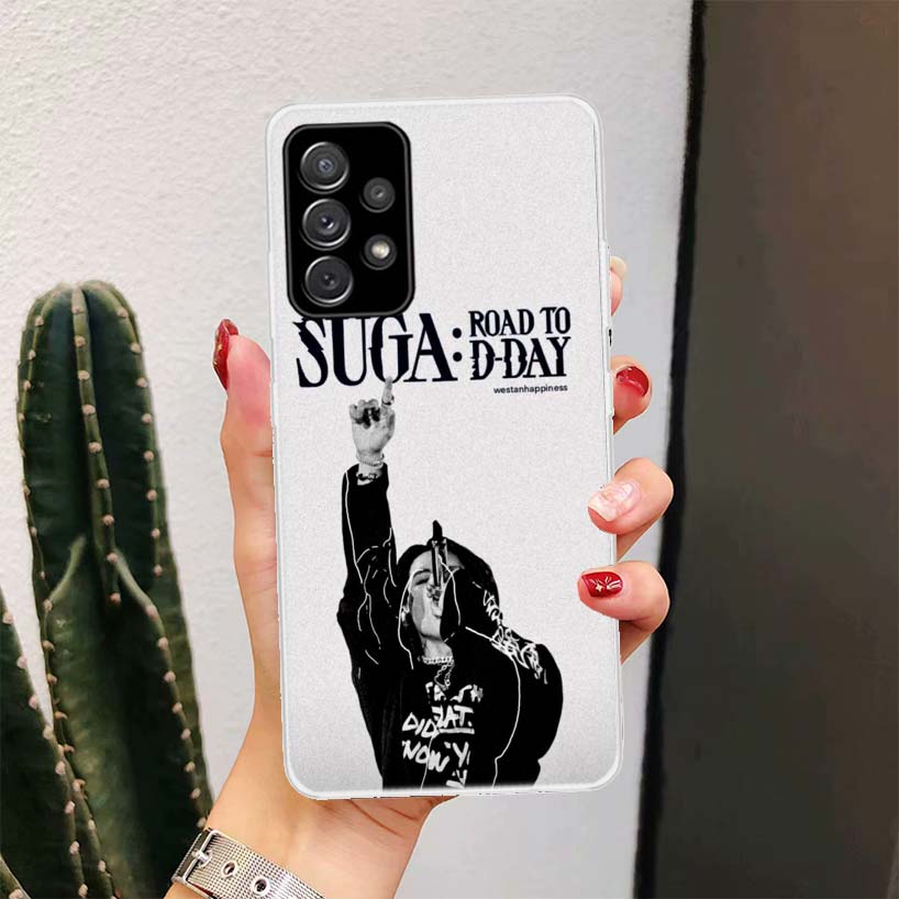 SUGA D-DAYs For Samsung Galaxy A17 A16 A15 A14 A13 A56 A55 A54 A53 Phone Case A36 A35 A34 A33 A26 A25 A24 A23 A05S A04S Galaxy A