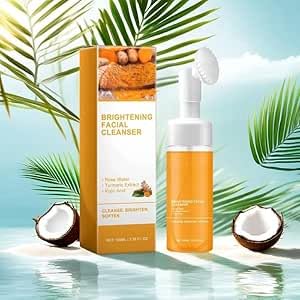 Facial Cleanser Acidity Foaming Cleanser Refreshing Glow Face Wash With Natural Moisturizing Face Wash For Black Women Deep Cleansing Pores 100ml F