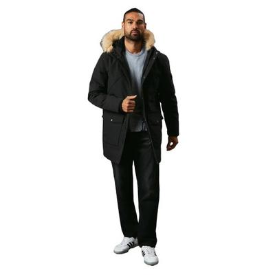 Mens Hooded 4 Pockets Parka