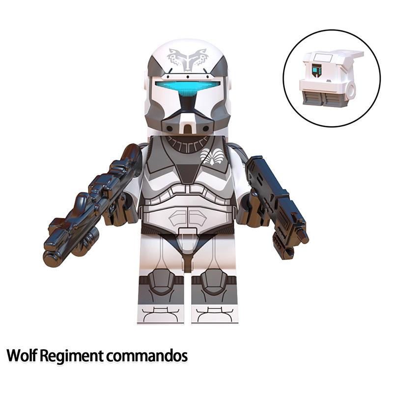 Star Wars Clone Wars Byggeklosser Wolfpack Wolfe Samlede Leker Puslespill