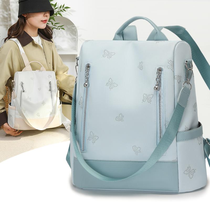 Large Capacity Nyl Backpack High Quality Women's Fashi Travel Laptop Bag Casual Daypack Vintage Shoulder Bag College School