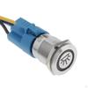 Push Button Switch 5A for Boats Cars Vehicles Blue