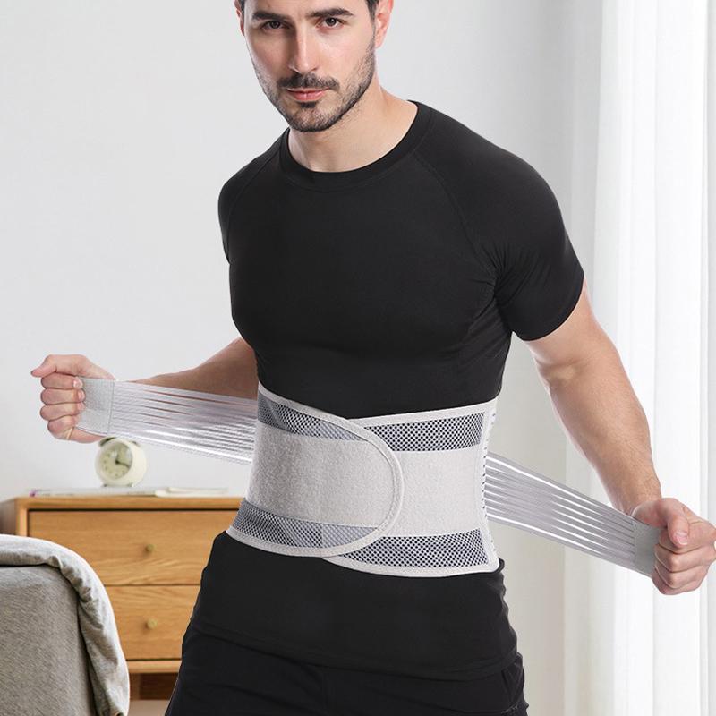 1Pcs Back Braces For Lower Back Pain Relief With 4 Stays, Breathable Back Support Belt For Work , Anti-Skid Lumbar Support Belt