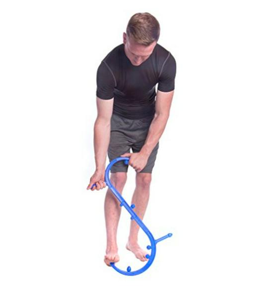 Portable Multi-Functional Massager Stick for Shoulder, Neck, and Back Self-Massage