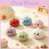 Cute Emoji Baozi Keychain Plush Toy Soft Cartoon Smiley For Kids And Teens