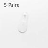 5 Pairs of Women's Summer Ultra Thin Style Ice Silk Shallow Mouth Invisible Socks