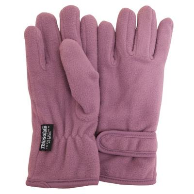 Girls Childrens/Kids Plain Thermal Thinsulate Fleece Gloves (3M 40g)