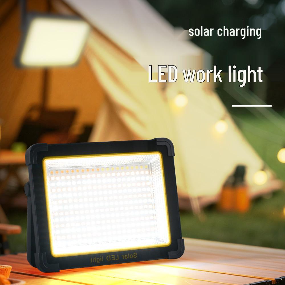 Super Bright Solar-Powered LED Stall & Camping Light for Emergencies