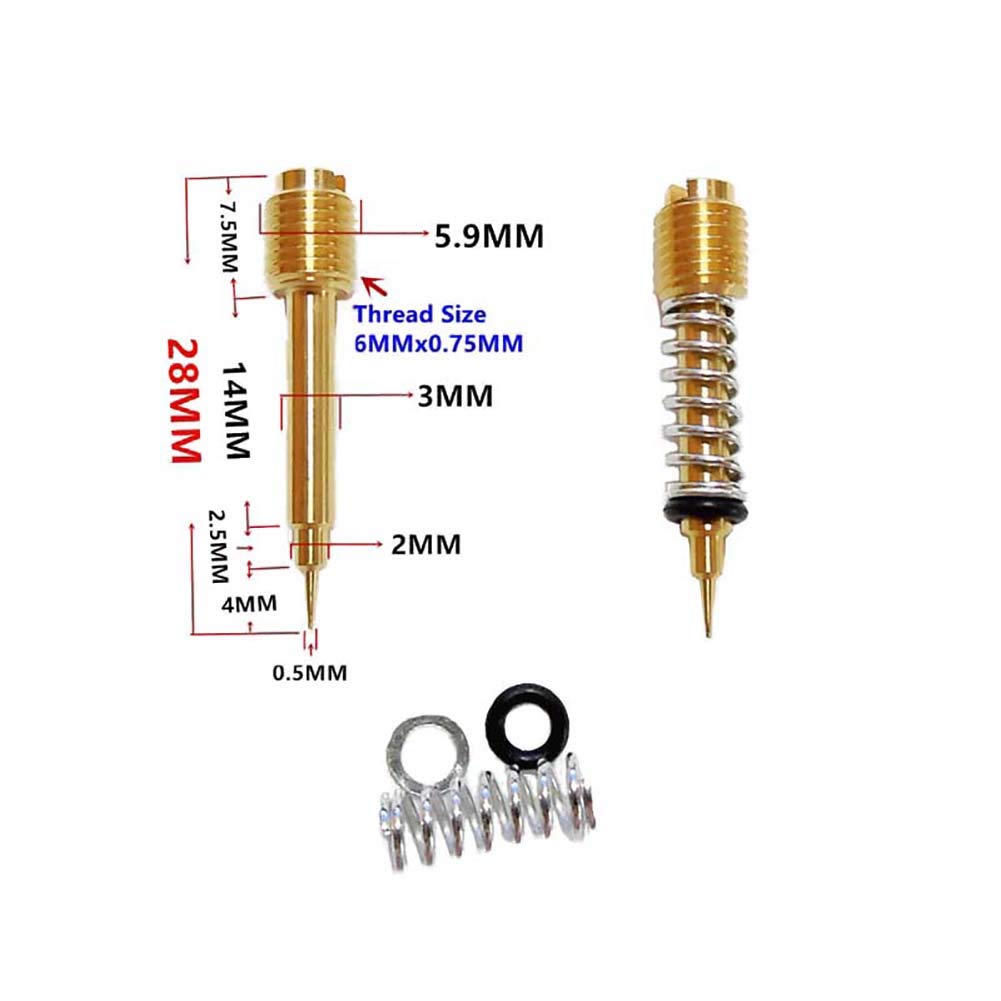 SHU.M-T Carburetor Repair Kit Compatible with Kawasaki KPS ZZR250 ZZR-250/EX250-E/F/G/H GPX-250R/ZX-250, Includes Plunger/Vacuum Diaphragm (Set of 2)