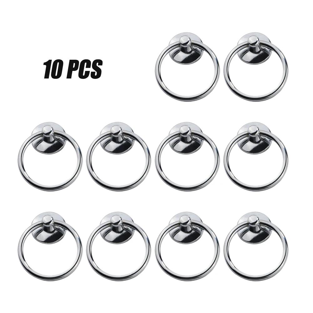 10 Stück Vintage Runder Ring Möbel Türgriff Legierung Schrank Kommode Schublade Knöpfe Griff Schrank Für Schmuckschatulle Türring