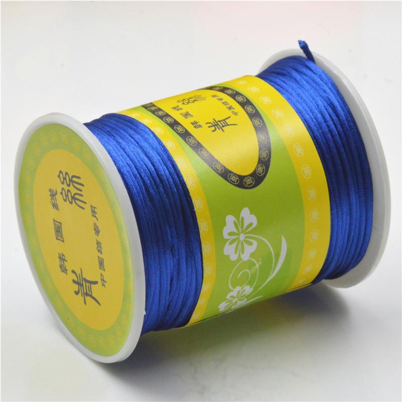Line 7, Chinese Knot Silk Red Thread, Woven Bracelet Thread, 80 Meters Per Roll