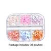 6 Grids 3D Cute Bow Nail Charms Holographic DIY Resin Aurora Decoration Valentine Nail Design Manicure Jewelry Accessories