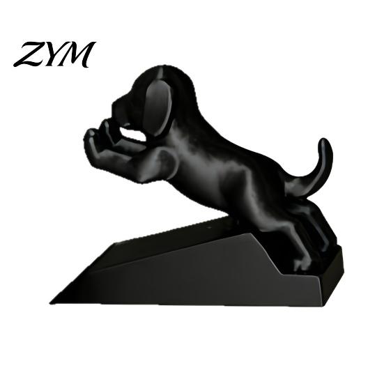 Healing Desk Ornament for Decor 3D Printed Cartoon Dog Door Stopper, Cute Animal Holder, Environmentally Friendly PLA Holder Non-Slip Wedge Floor Wall
