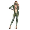 2022 Snake Pattern 3D Printed Cosplay Costume, Tight Long Sleeve B142-173