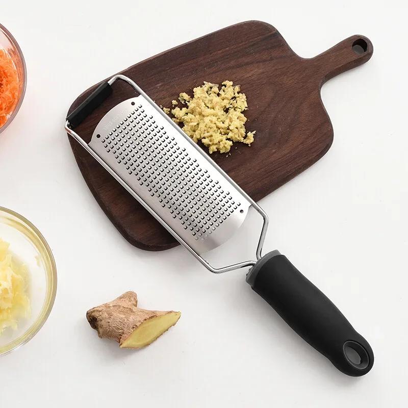 Stainless Steel Lemon Zester Fruit Peeler Cheese Zester Multifunction Fruit Vegetable Grater Cheese Peeler Shredder Kitchen Tool