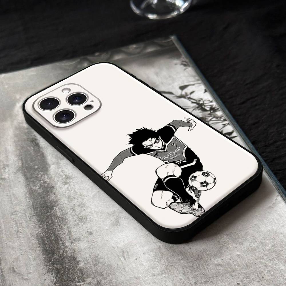 

Anime BLUE LOCK Phone Case For IPhone 17,16,15,14,13,12,11 Plus,Pro,Max,XR,XS,X,7,8 Plus,Mini Black Silicone Soft iphone14
