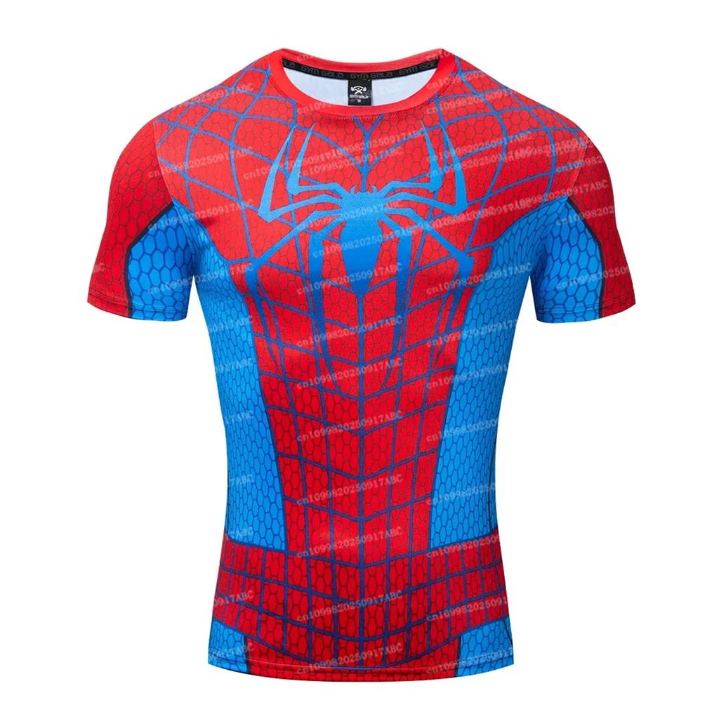 Summer Men Tshirt Top 3D Print Street Fashion Men Tshit Spider Series Tshirt Quick Drying Short Sleeved T-shirt Women T-Shirt