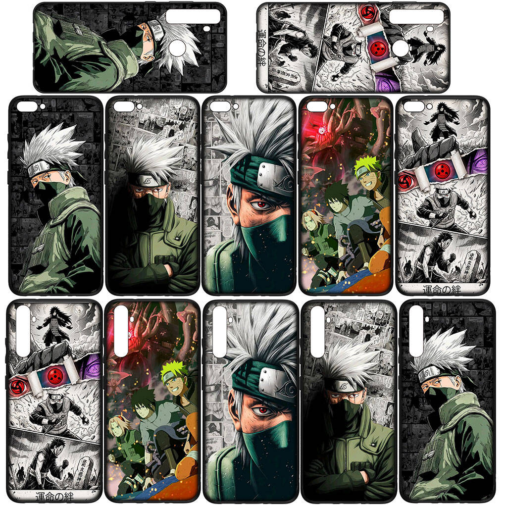 Phone Case for Samsung Galaxy S25 S23 S24 Ultra FE Plus A05 A06 A15 A16 A36 A37 A35 A54 A55 A56 A57 A25 A26 A53 Cartoon Narutos Kakashi Hatake Cover