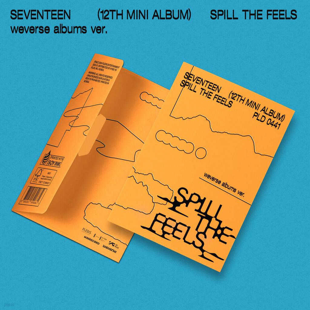 Seventeen (SEVENTEEN) - SEVENTEEN 12th Mini Album 'SPILL THE FEELS' [Weverse Albums ver.]