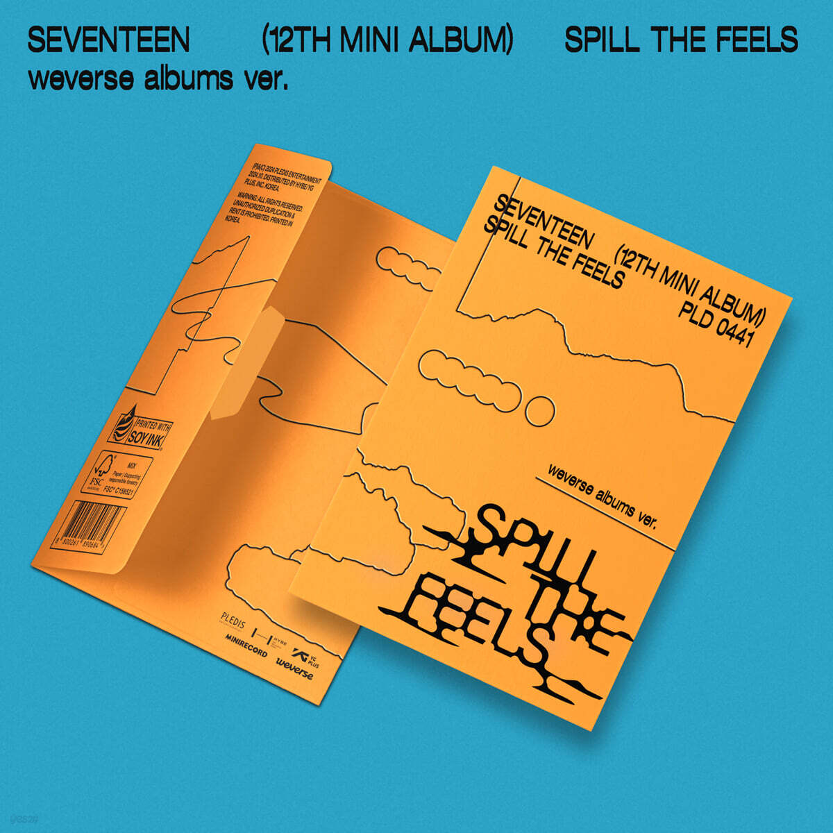 

Seventeen (SEVENTEEN) - SEVENTEEN 12th Mini Album SPILL THE FEELS [Weverse Albums ver.]