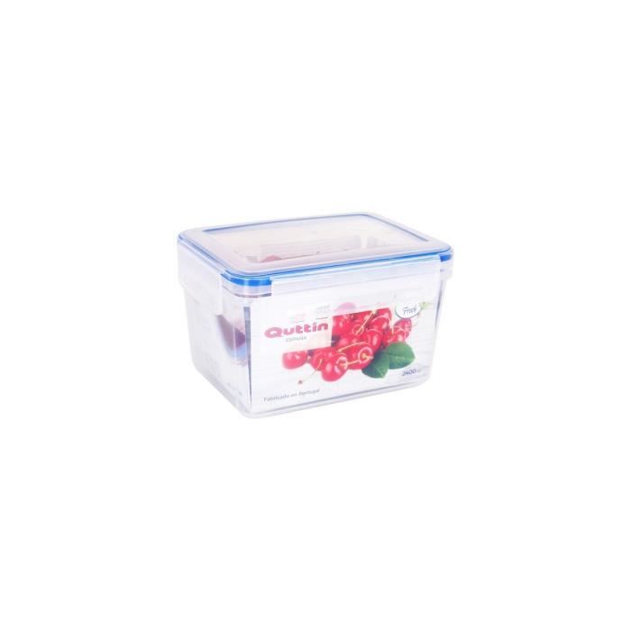 Boîte À Lunch Hermétique Quttin L&F Plastique 500 Ml - 15 X 10 X 6 Cm