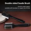 2-in-1 Suede & Shoe Brush with Eraser for Boots Nubuck & Imitation Leather Care Shoes/Boots/Bags Scrubber Cleaner Eraser