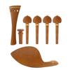 Ersatz für Violine, Jujube-Holz, 4/4 mit Violinkinnhalter, Saitenhalter, Wirbel, Ende