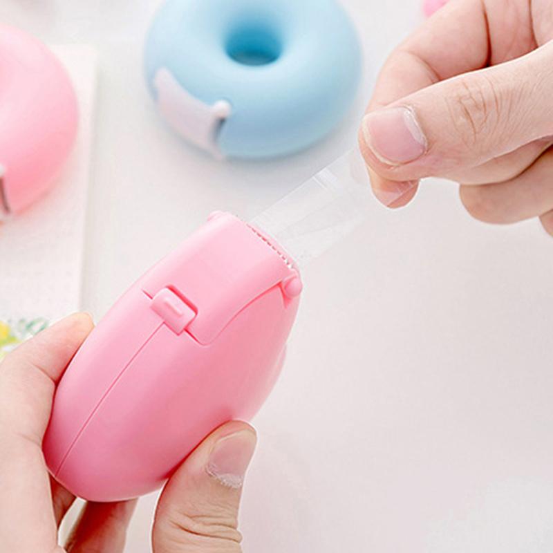 1Pc Donut Heart-Shaped Tape Dispenser Cutter For Eyelash Extension Tape