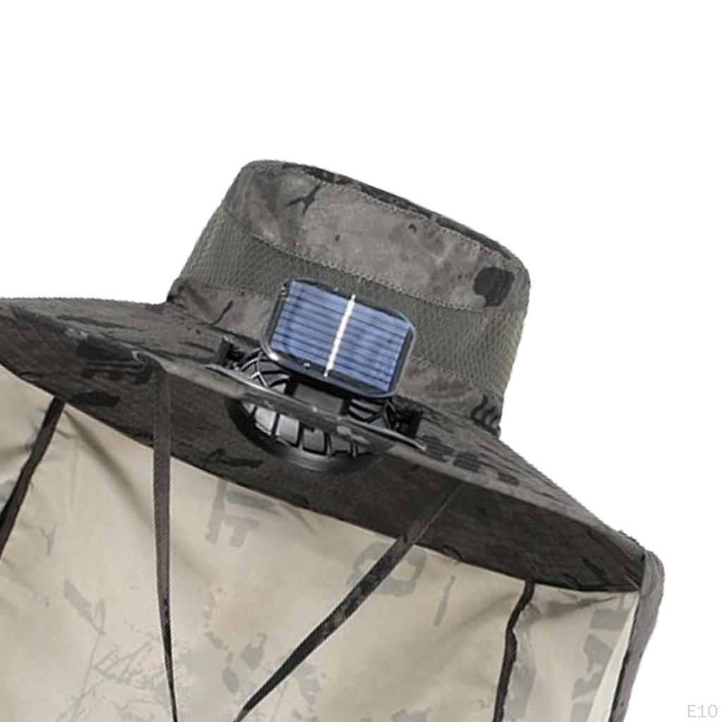 Cooling Fan Hats Solar Hat Fishing for Beach Outdoor Activities Sports