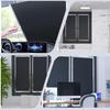 Heat-insulating Telescopic Sunshade - No-Drill Suction Cup Retractable Roller Curtain for Car Windshield Balcony Bedroom Kitchen