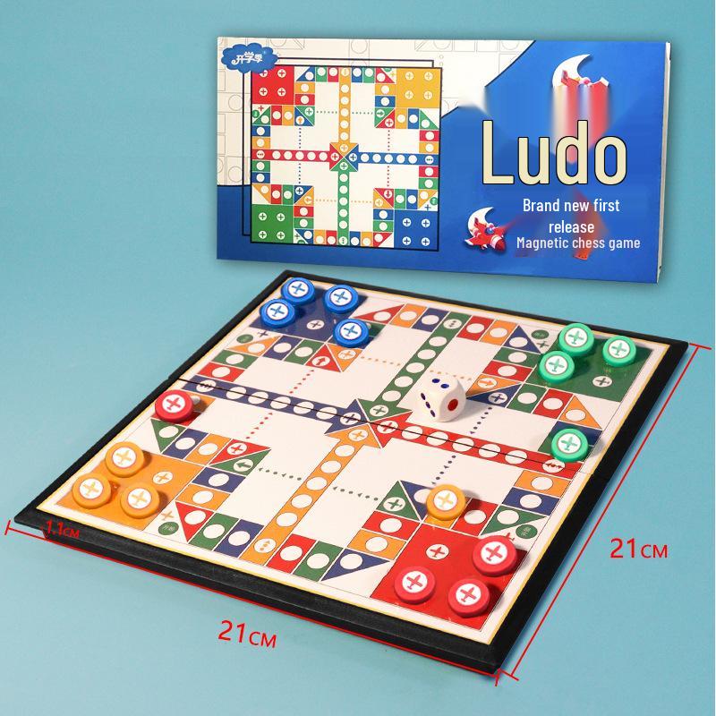 Magnetic Foldable Aeroplane Chess Game for Kids - Educational Parent-Child Toy