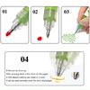 12Pack Glowing in the Dark Acrylic Paint Markers Pen Non Skip Ink Flow for Crafts and Decorations