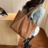 Autumn Casual Big Bag New Fashion Simple Shoulder Bag Women's Large-capacity College Student Class Bag