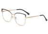 Stylish Cat-Eye Shaped Anti Blue Light Presbyopia Eyeglasses Metal Eyeglasses Women Trend PC Screen Goggles Radiation Protection Eyeglasses
