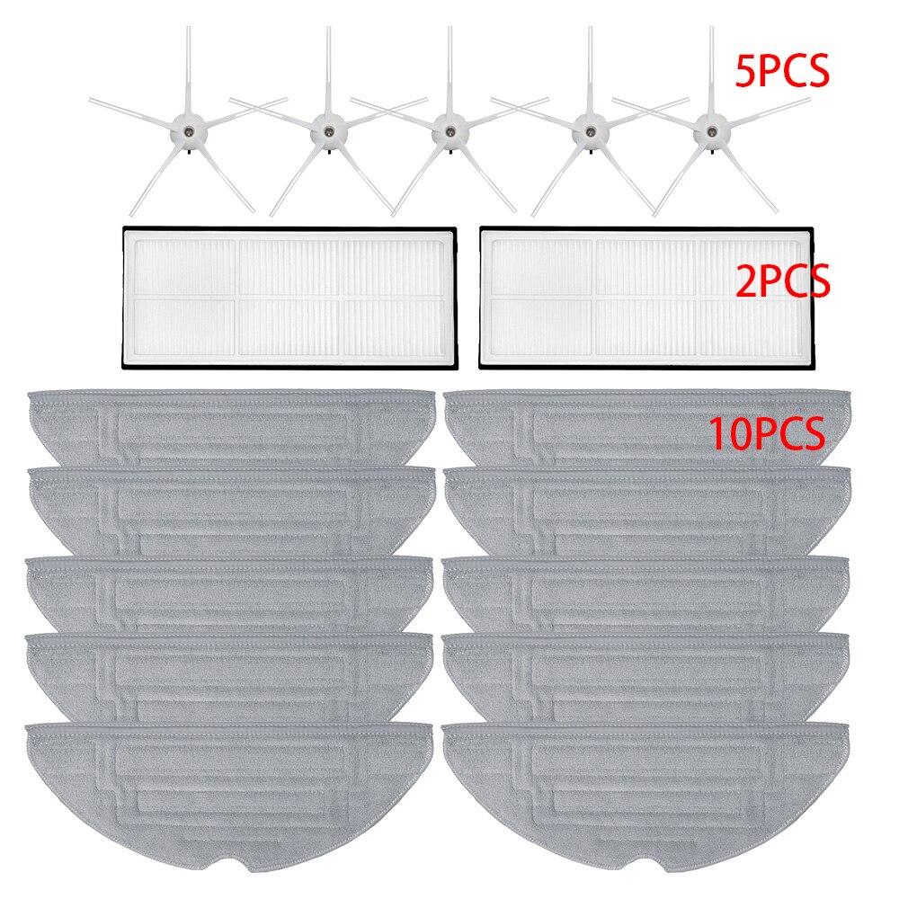 For Roborock S8 S8PLUS S8+ S8 Pro Ultra Robot Vacuum Cleaner Accessories Side Roller Brush Hepa Filter Mop Spare Parts