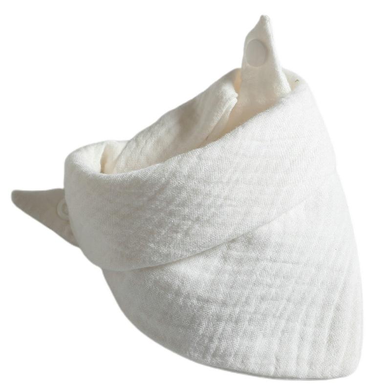 Baby Infants Feeding Bibs Soft Pure Cotton Bandana Saliva Towel Toddler Drool Scarf Newborn Burp Cloth