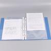 New Office Materials Storage Folder Loose Leaf Transparent Data Book File Organizer