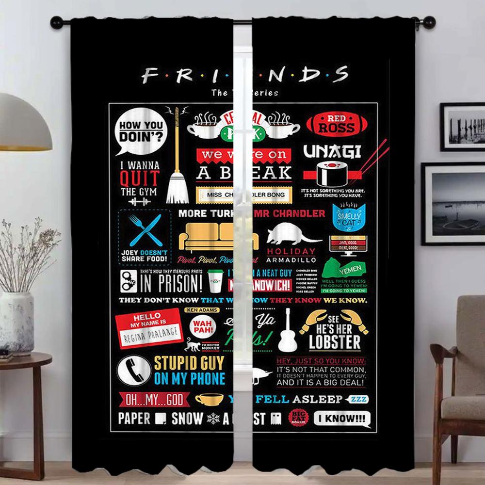 Coffee Cup Cake Candy Modern Hall Curtains For Living Room Kitchen Boy Girl Bedroom Long Curtain For Windows Cortinas Home Decor