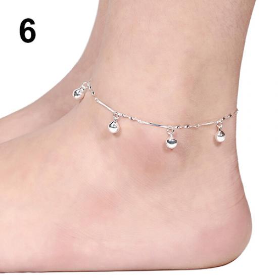 1Pc Simple Design Women Star Heart Beads Bracelet Sandal Anklet